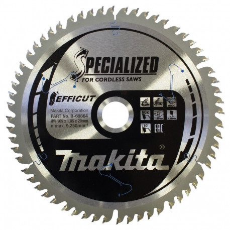 "Makita B-69864 EFFICUT Sägeblatt 165x20x60Z"