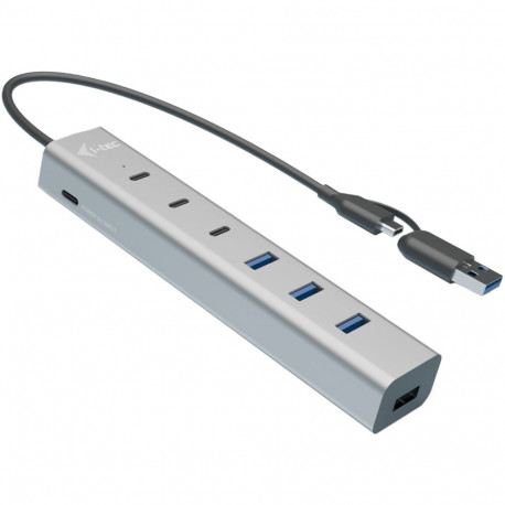 "D I-TEC USB-C/USB-A Charging Metal HUB 7 Port 3x USB-C 3.2 Gen. 1 4x USB-A 3.2 Gen. 1"