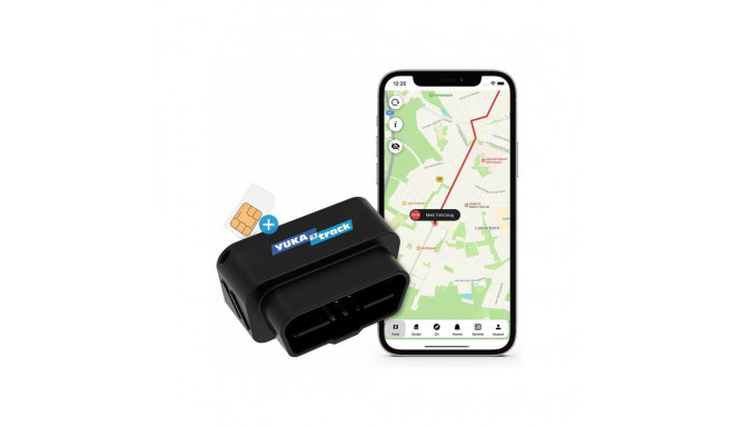 """IoT YUKAtrack AIO GPS OBD2 Car Tracker with SIM + Data Flat"""