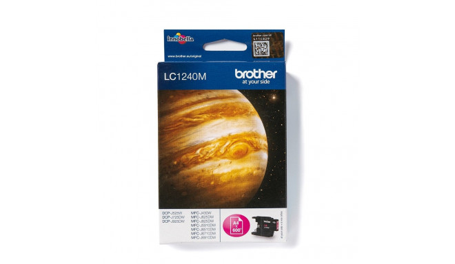 "Brother Tinte LC-1240M Magenta bis zu 600 Seiten nach ISO/IEC 24711"