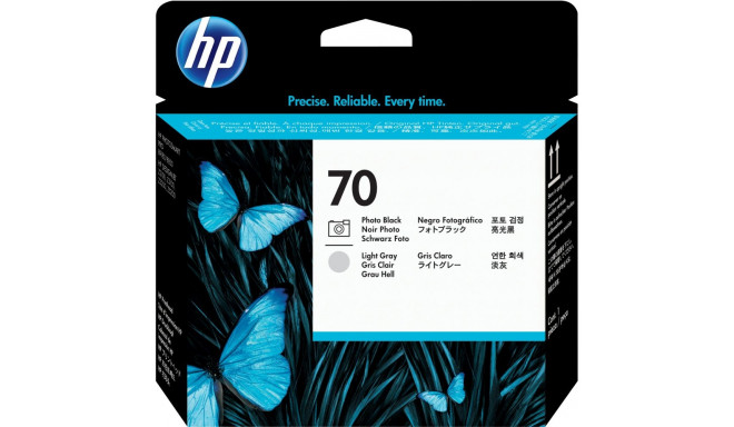 "HP 70 original printhead C9470A black and light grey standard capacity 1-pack"