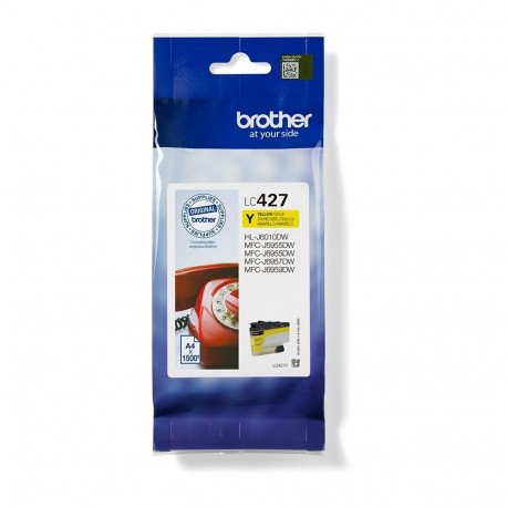 Brother LC-427Y kollane tint kuni 1500 lehekülge vastavalt ISO/IEC 24711