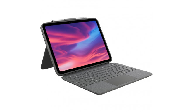 "NL Logitech Combo Touch iPad (2022) Grey US Layout"