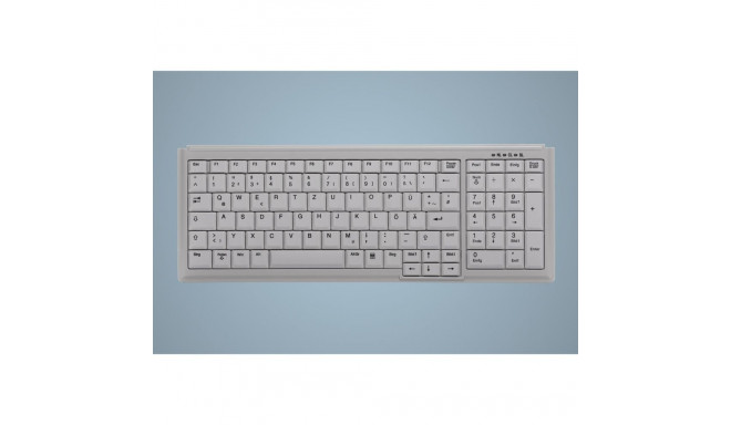 "Cherry Industrie Kabel AK-7000-U-W/GE - Soft-Druckpunkt - hellgrau - deutsch"