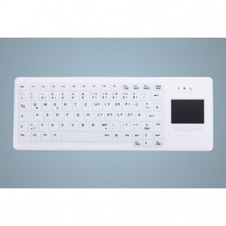 "CHERRY AKTIVE KEY Wireless Hygiene Compact Touchpad Keyboard"