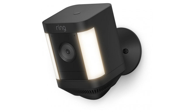 "Amazon Ring Spotlight Cam Plus Battery Black"