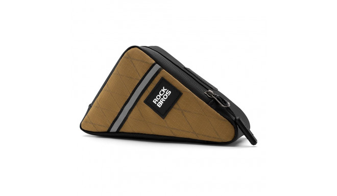 Rockbros Triangle Bike Frame Bag 0.3l - Brown