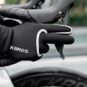 Rockbros full waterproof cycling gloves, size: S/M - black