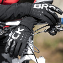Rockbros cycling gloves, insulated, long, size: M - black and gray