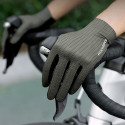 Rockbros Breathable Full Finger Cycling Gloves, Size: S - Green