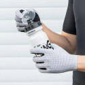 Rockbros Breathable Full Finger Cycling Gloves, Size: M - Gray