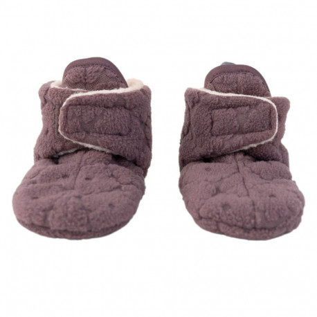 Lodger Slipper Folklore fliisist sussid lilla 6-12m SL 330_6-12