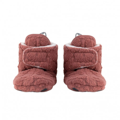 Lodger Slipper Folklore Fleece slippers 12-18 months Rosewood SLF 625_12-18