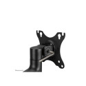 NEOMOUNTS SCREEN DESK MOUNT FOR TWO SCREENS BLACK (CLAMP+GROMMET)
