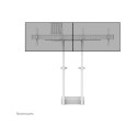 NEOMOUNTS BY NEWSTAR DUAL SCREEN ADAPTER FOR WL55/FL55-875WH1 FROM 42" UP TO 65" VESA 800X400 50 KG.