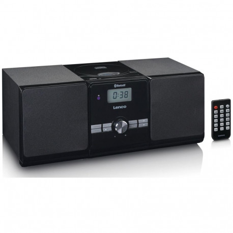 Lenco Micro muusikasüsteem Bluetoothiga must MC-030BK