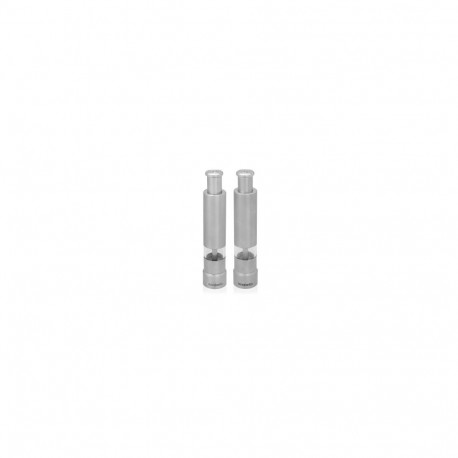 BRABANTIA Salt/Pepper Grinding Set Matt Steel 611407
