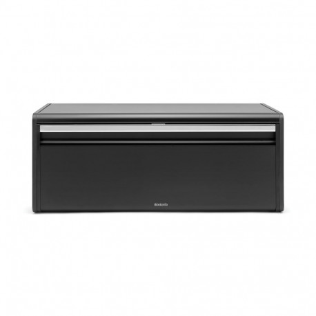 BRABANTIA ristkülikukujuline leivakast Fall Front matt must 333484