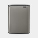 BRABANTIA waste bin Bo 12l Platinum 230387