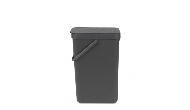 BRABANTIA waste bin Sort & Go 16 l grey 109966