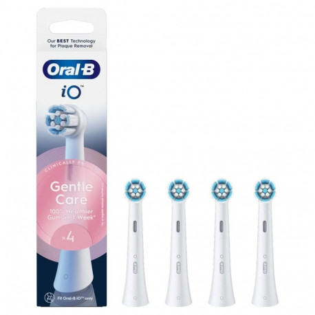 Braun SWF-4 Oral-B GentleCare valged hambaharja otsikud 4 tk iO RB SWF-4
