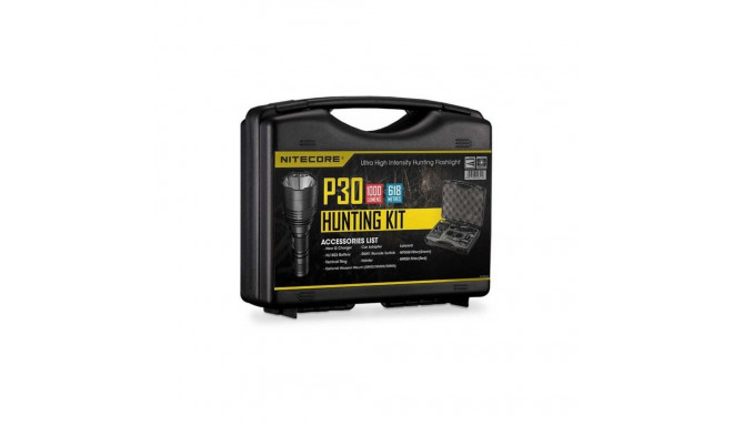 FLASHLIGHT HUNTING 1000 LUMENS/NEW P30HUNTING KIT NITECORE