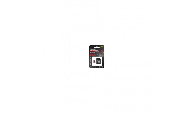 ADATA suure vastupidavusega MicroSDXC kaart 512 GB Class 10 UHS-I/U3 A2 V30 (AUSDX512GUI3V30SHA2-RA1