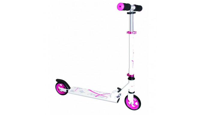 Muuwmi alumiinium tõukeratas 125 mm valge/roosa AU 347