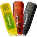 Intenso Rainbow Line 3x 32GB - must kollane ja punane