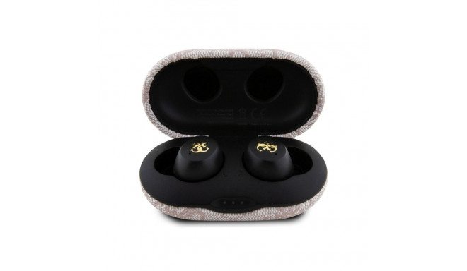Guess Bluetooth juhtmevabad kõrvaklapid GUTWSP4EGPTWS + ENC dokkimisjaam roosa 4G metall
