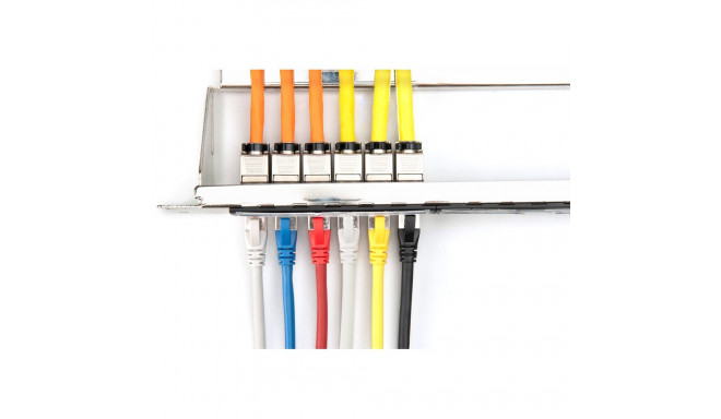 Digitus modulaarne patchpaneel, 24-porti | DN-91411-G | valge