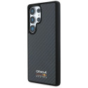 Red Bull päris süsinikkiust läikiva logoga MagSafe ümbris Samsung Galaxy S25 Ultra must