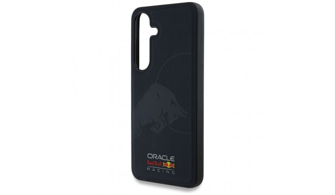 Case Red Bull nahast võrgusilmadega pressitud Bull MagSafe Samsung Galaxy S25 tumesinine