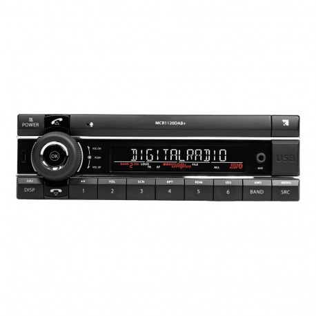 Axion Kienzle MCR 1120 DAB+ USB/AUX/BT lühike võll