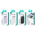 USAMS Powerbank USB-C tõmmatava kaabliga 10000 mAh PD 20W kiirlaadimine XY seeria must 10KCD22401 (U