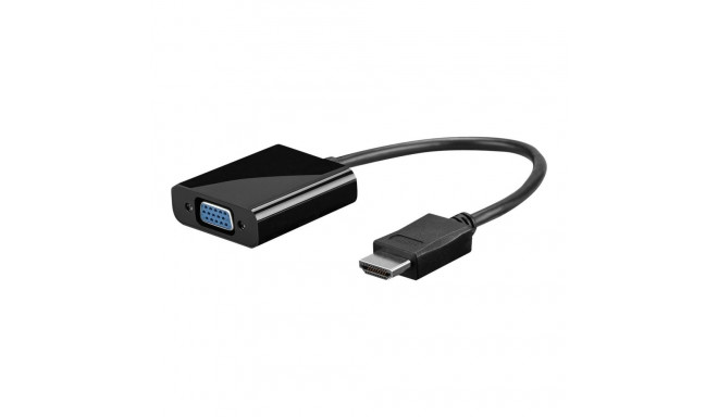 Goobay | HDMI/VGA adapter, nickel plated | 68793 | Black | HDMI male (type A) | VGA female (15-pin)