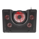 GENESIS Sülearvuti jahutusalus, OXID 550 15.6-17.3 5 VENTILAATORIT, LED VALGUS, 1 USB | Genesis | Sü
