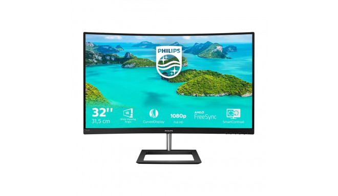PHILIPS 322E1C/00 Monitor Philips 322E1C/00 31,5 FullHD, MVA, D-Sub/HDMI/DP, speakers
