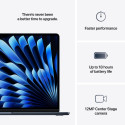 MacBook Air 15” Apple M4 10C CPU, 10C GPU/16GB/256GB SSD/Midnight/SWE