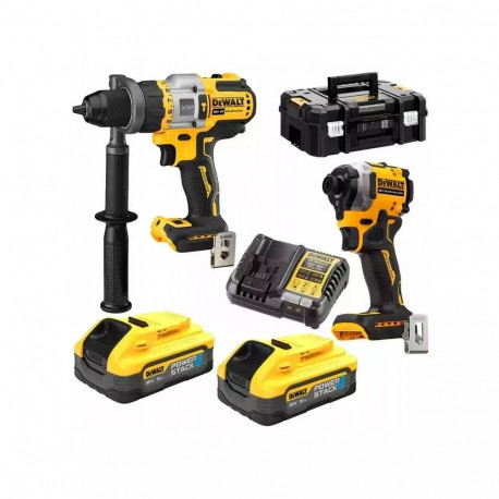DEWALT kombokomplekt 18V DCK2052H2T (DCD999, DCF850) 2x5,0Ah POWERSTACK TSTAK