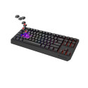 Mechanical Gaming Keyboard | Juhtmevaba | US | Must | 2.4 GHz, Bluetooth, USB | Outemu Panda