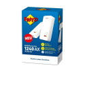 FRITZ!Powerline 1240 AX WLAN Komplekt 1200 Mbit/s Ethernet LAN Wi-Fi Valge 2 tk.