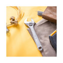Adjustable Spanner 8" Deli Tools EDL008A (silver)