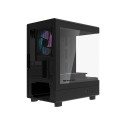 Darkflash DB330M computer case + 3 aRGB fans (black)