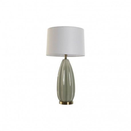 Laualamp Home ESPRIT Valge Roheline Keraamika 50 W 220 V 40 x 40 x 78 cm