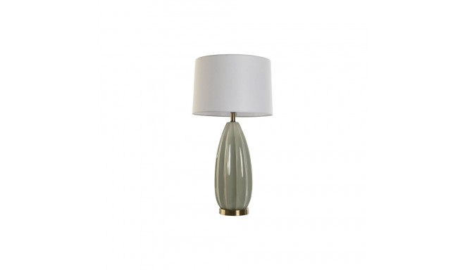 Laualamp Home ESPRIT Valge Roheline Keraamika 50 W 220 V 40 x 40 x 78 cm