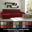 Cover for chaise longue with short left arm Sofaskins NIAGARA 210 - 340 cm - Yellow