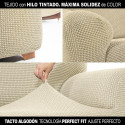 Cover for chaise longue with short left arm Sofaskins NIAGARA 210 - 340 cm - Yellow