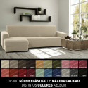 Cover for chaise longue with short left arm Sofaskins NIAGARA 210 - 340 cm - Yellow