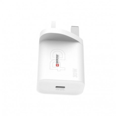 Skross Power Charger UK USB charger 30W and max White